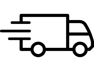 Vector Line icon of a delivery truck