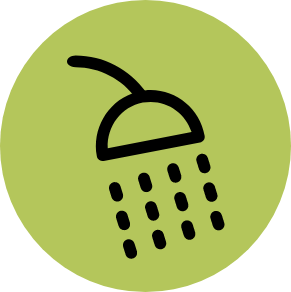 A yellow water icon highlighting the need for water purification services in Lehigh Acres, FL